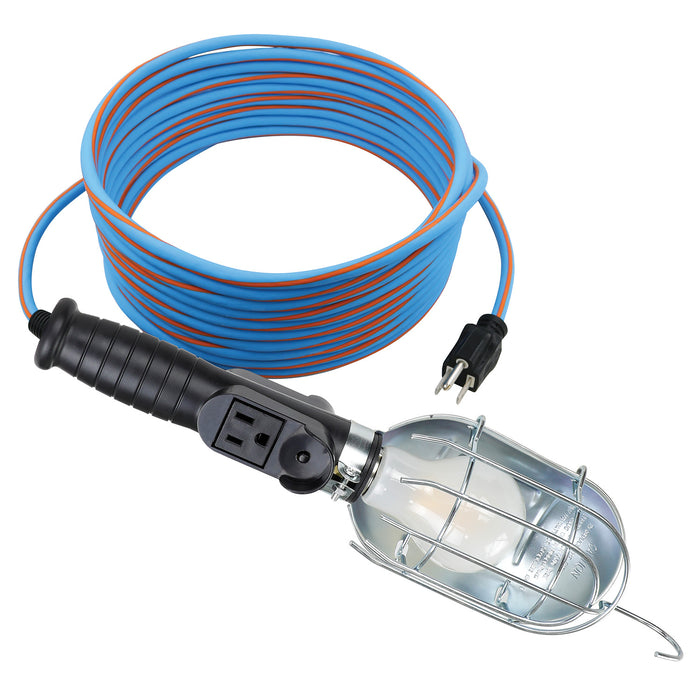 75 Watt Metal Guard Work Light w/25ft TPE-Rubber Cord