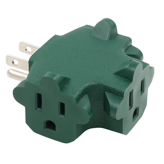 3-Outlet 90° Power Block Adapter