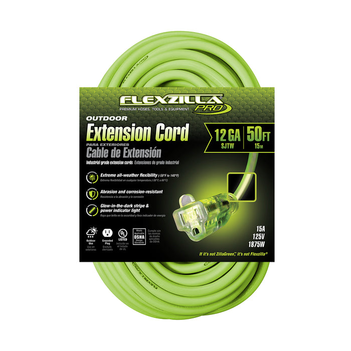 50ft 12/3 SJTW<br />Flexzilla® Pro<br />Outdoor Extension Cord