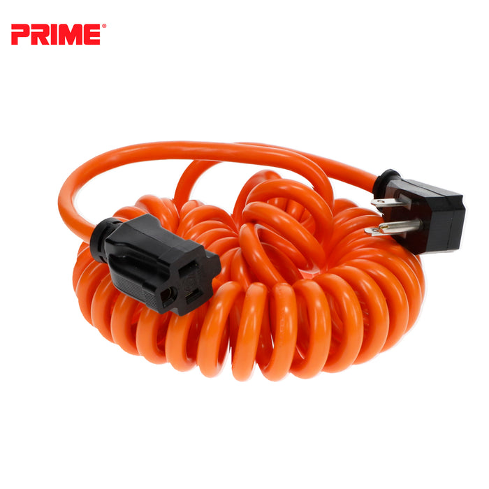 10ft 16/3 SJT Coiled Power Tool Extension Cord