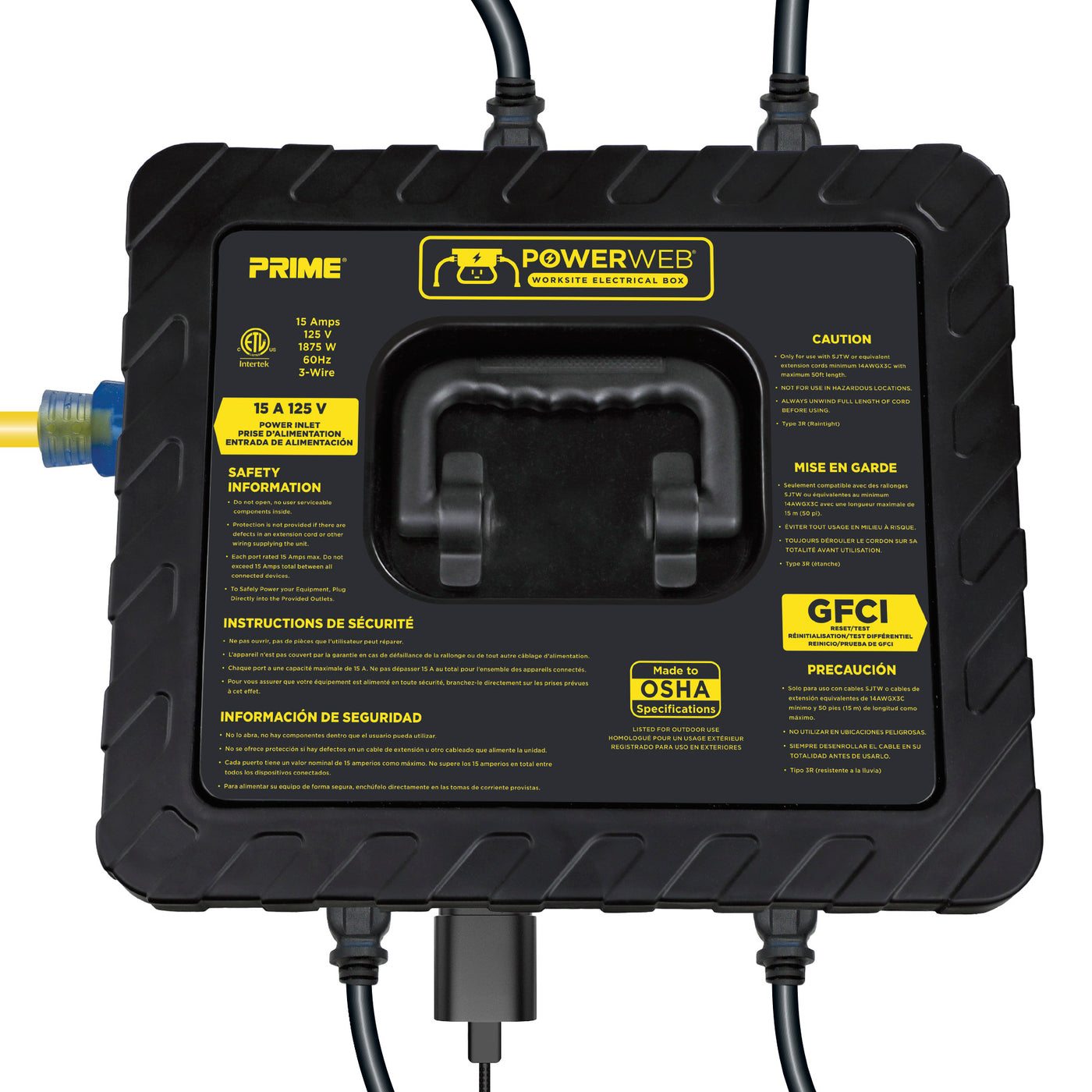 Powerweb Worksite Electrical Box — Prime Wire & Cable Inc.