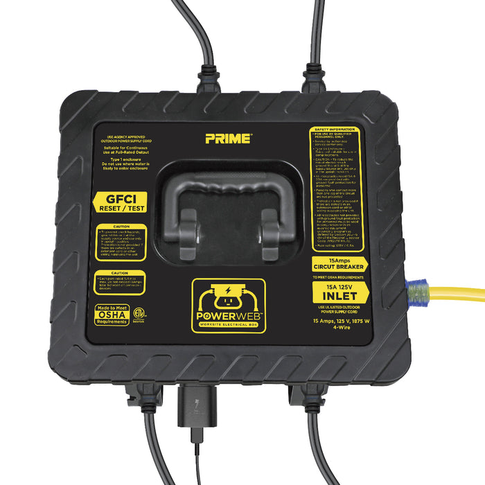 New! PowerWeb Worksite Electrical Box