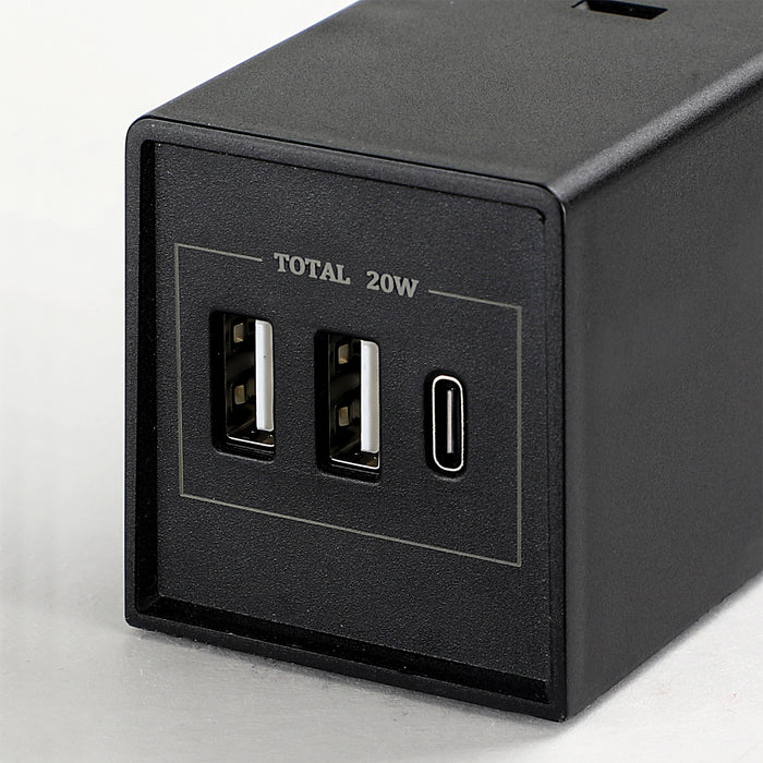 9-Outlet 3000 Joule <br />Surge Protector w/ USB Charhging and 8ft Cord