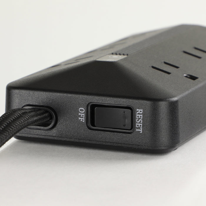 8-Outlet 3500 Joule <br />Surge Protector w/ USB Charhging and 12ft Cord