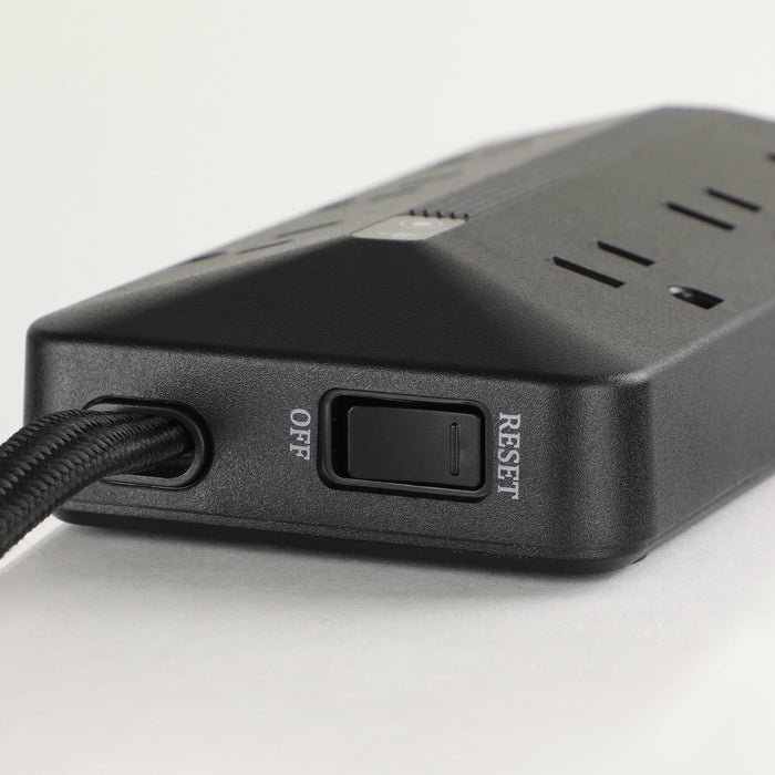 6-Outlet 2500 Joule <br />Surge Protector w/ USB Charhging and 6ft Cord
