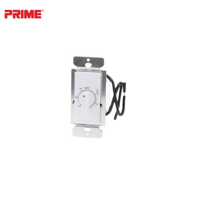 In-Wall 60 Minute Spring Wound Countdown Timer<br>with 3 Faceplates