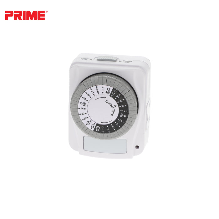 1 Outlet Indoor 24-Hour Timer <br />with Photocell Nightlight