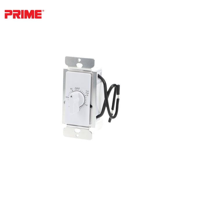 In-Wall 60 Minute Spring Wound Countdown Timer<br>with 3 Faceplates