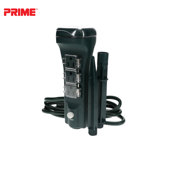 6 Outlet Touch Sensor Countdown Timer Stake <br />with 6ft Cord