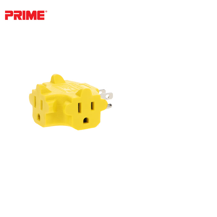 3-Outlet 90° Power Block Adapter