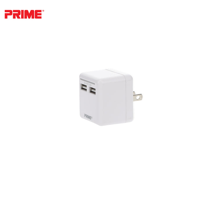 2-Port 3.4A USB Travel Charger<br>with Foldable Plug