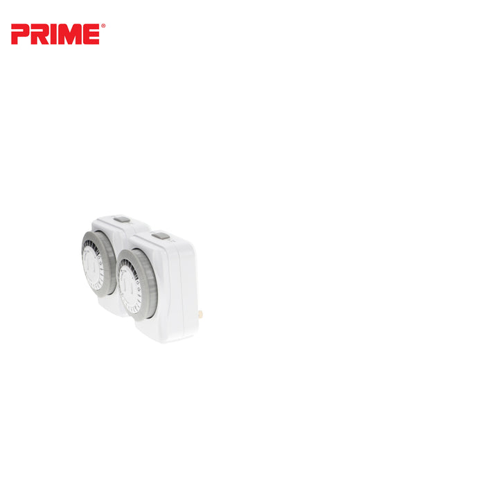 2 Pack 1 Outlet Indoor 24-Hour Timer with EZ Access Outlet