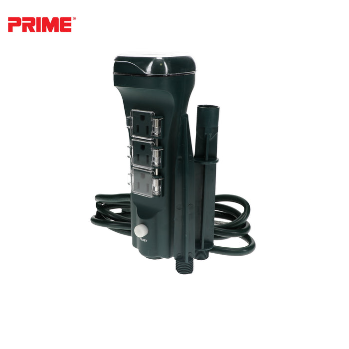 6 Outlet Touch Sensor Countdown Timer Stake <br />with 6ft Cord