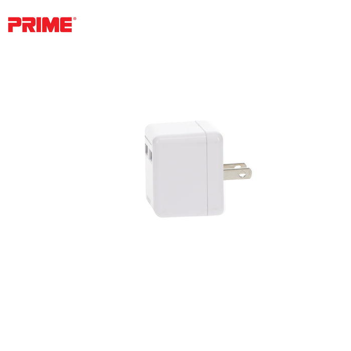 2-Port 3.4A USB Travel Charger<br>with Foldable Plug