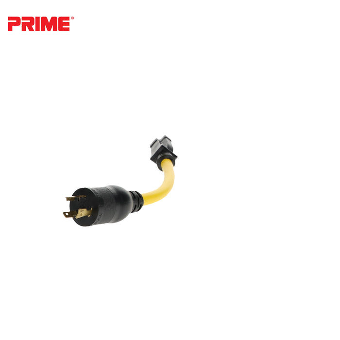1ft 12/3 STW Twist-to-Lock to U-Ground Adapter