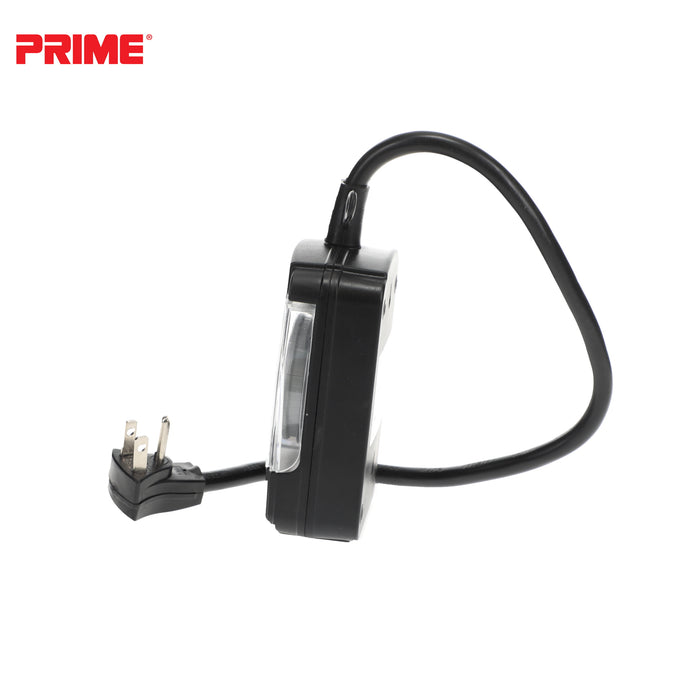 2 Outlet Outdoor 24-Hour Electromechanical Timer