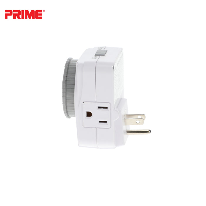 1 Outlet Indoor 24-Hour Timer <br />with Photocell Nightlight