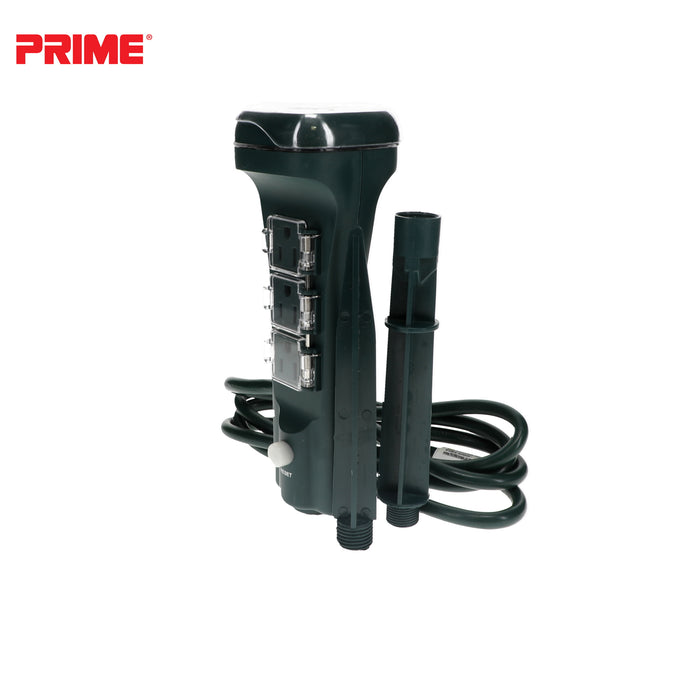 6 Outlet Touch Sensor Countdown Timer Stake <br />with 6ft Cord