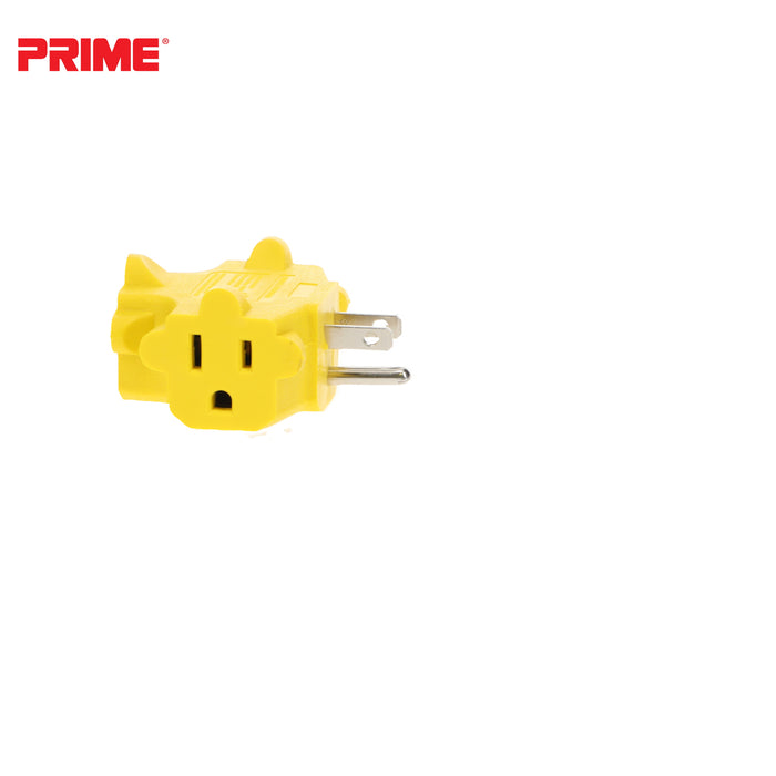 3-Outlet 90° Power Block Adapter