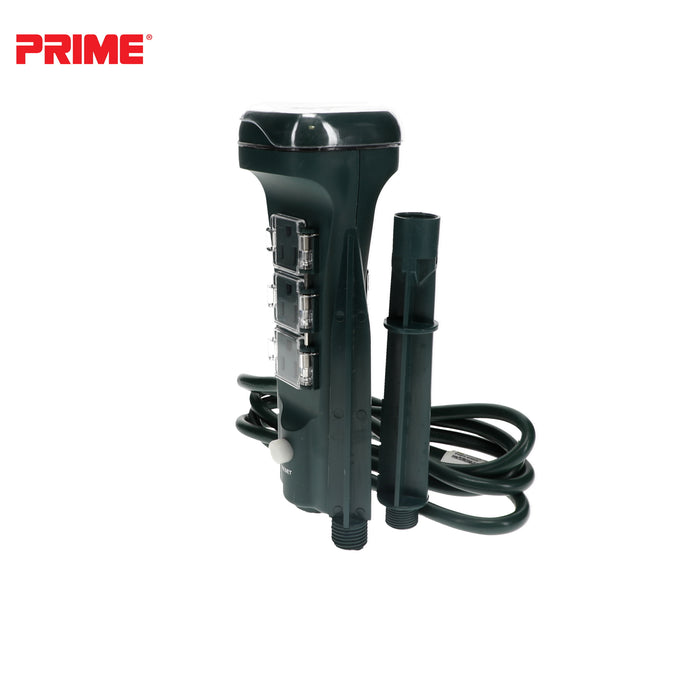 6 Outlet Touch Sensor Countdown Timer Stake <br />with 6ft Cord