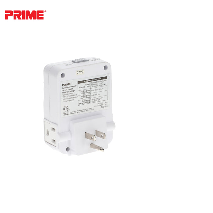 2 Outlet Heavy Duty <br />Indoor 24-Hour Timer