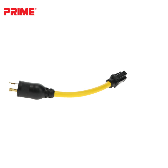 1ft 12/3 STW Twist-to-Lock to U-Ground Adapter