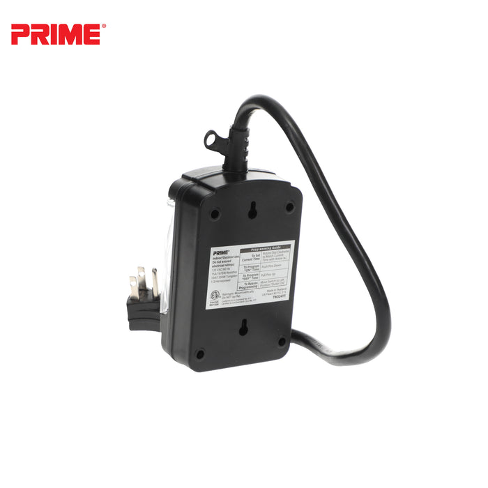 2 Outlet Outdoor 24-Hour Electromechanical Timer