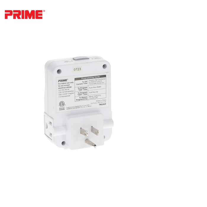 2 Outlet Heavy Duty <br />Indoor 24-Hour Timer