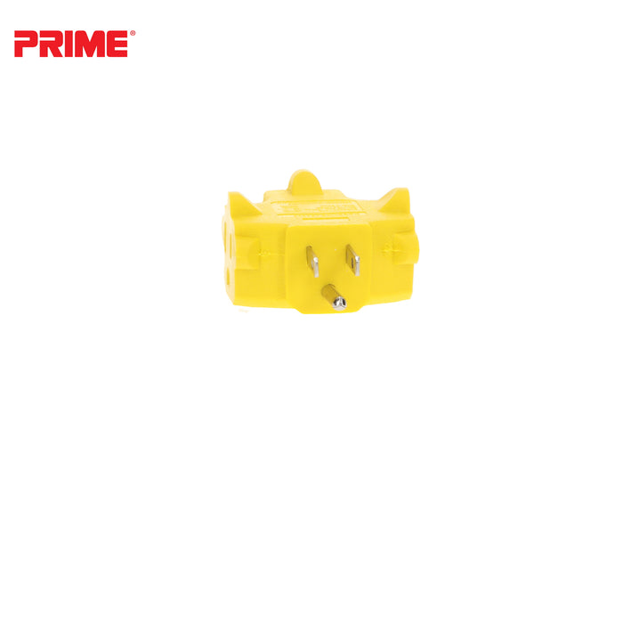 3-Outlet 90° Power Block Adapter