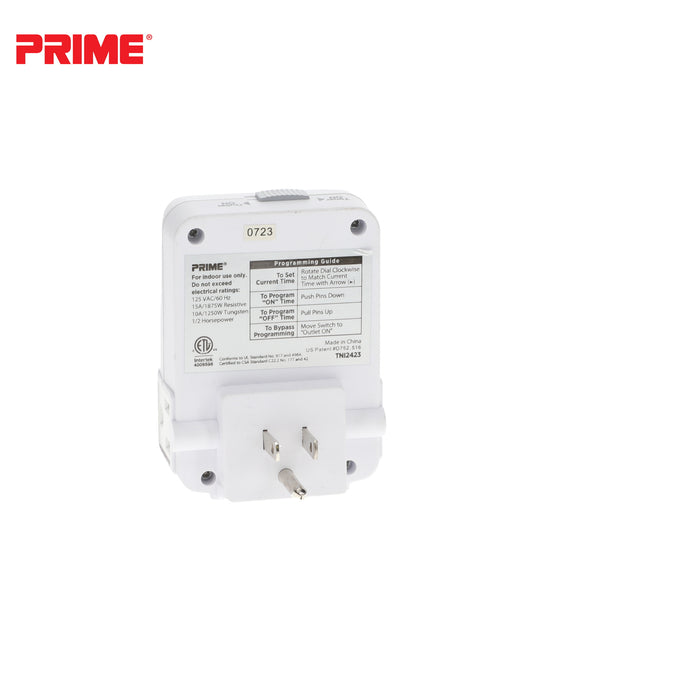 2 Outlet Heavy Duty <br />Indoor 24-Hour Timer
