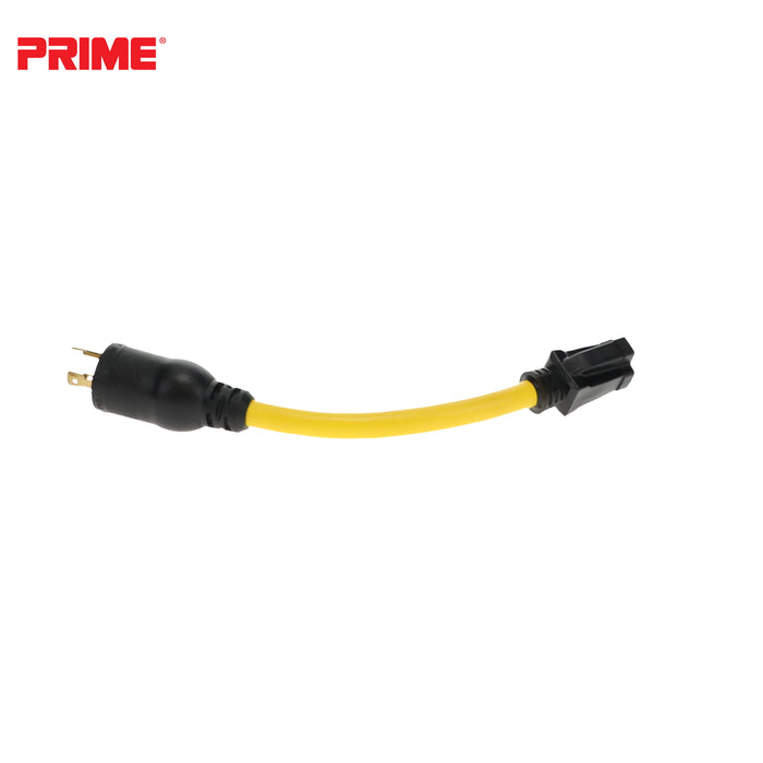 1ft 12/3 STW Twist-to-Lock to U-Ground Adapter