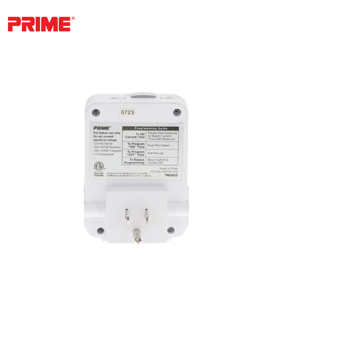 2 Outlet Heavy Duty <br />Indoor 24-Hour Timer