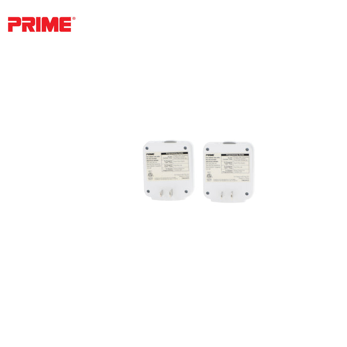2 Pack 1 Outlet Indoor 24-Hour Timer with EZ Access Outlet