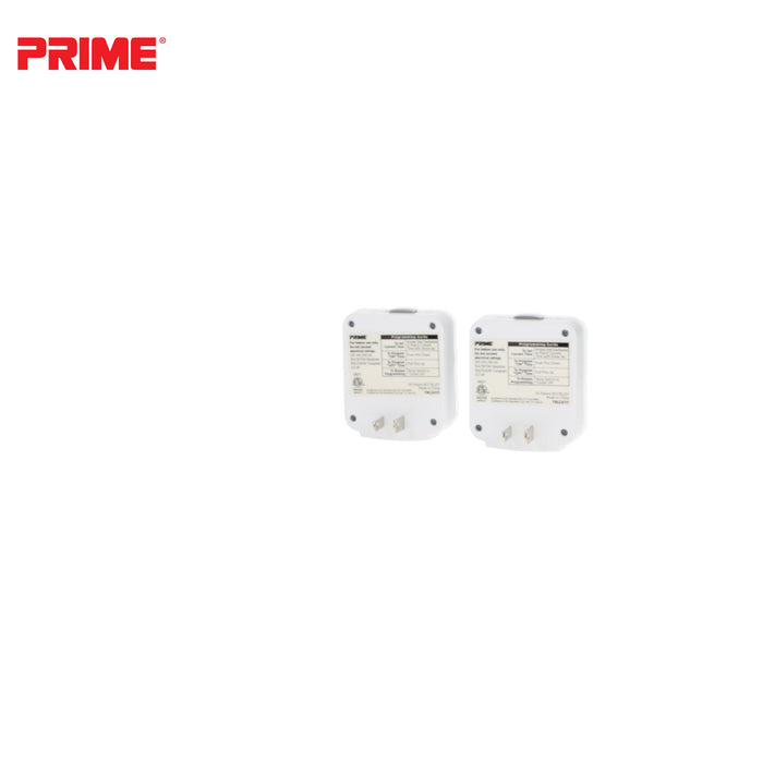 2 Pack 1 Outlet Indoor 24-Hour Timer with EZ Access Outlet