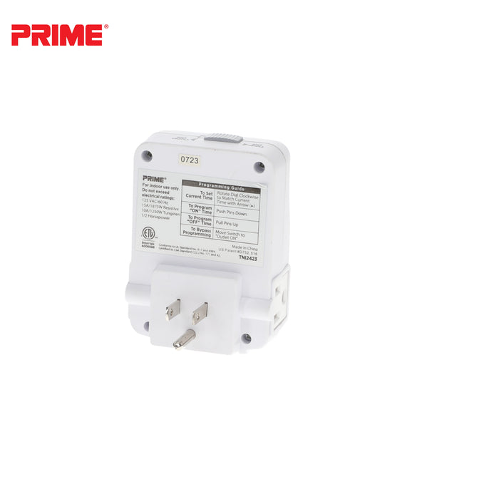 2 Outlet Heavy Duty <br />Indoor 24-Hour Timer
