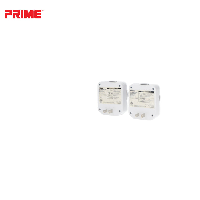 2 Pack 1 Outlet Indoor 24-Hour Timer with EZ Access Outlet