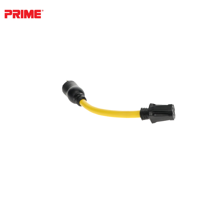 1ft 12/3 STW Twist-to-Lock to U-Ground Adapter
