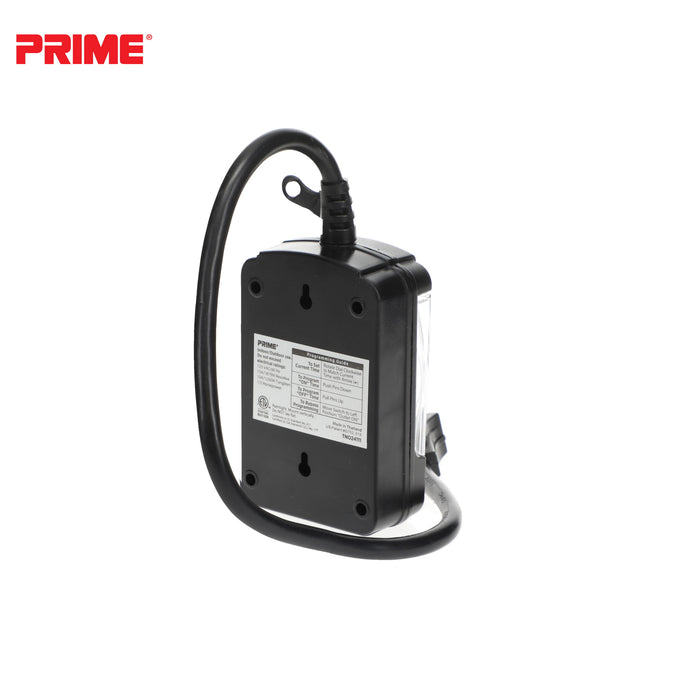 2 Outlet Outdoor 24-Hour Electromechanical Timer