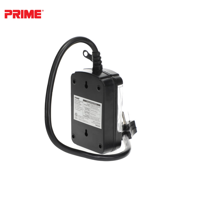 2 Outlet Outdoor 24-Hour Electromechanical Timer