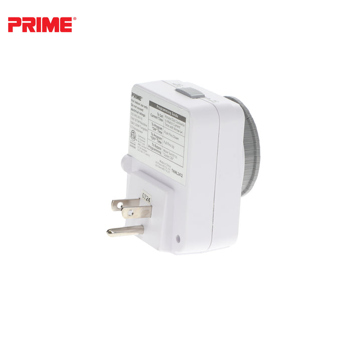 1 Outlet Indoor 24-Hour Timer <br />with Photocell Nightlight