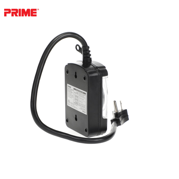 2 Outlet Outdoor 24-Hour Electromechanical Timer