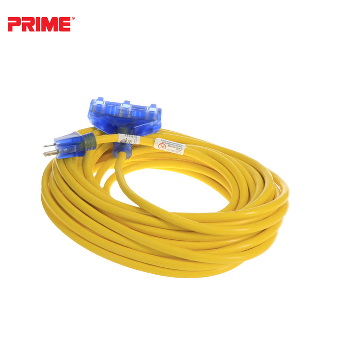 50ft 12/3 SJTW Jobsite® <br />3-Outlet Extension Cord