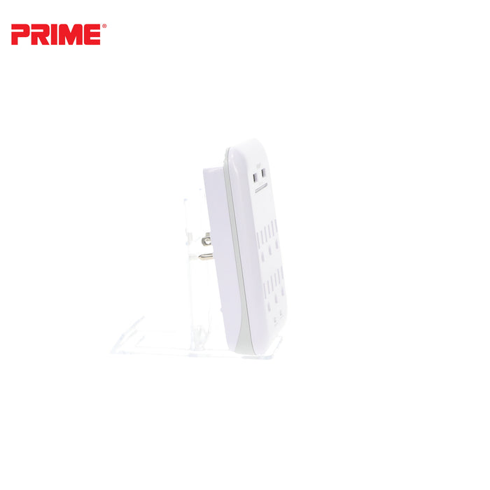 6 Outlet 1200 Joule Surge Tap<br>with 2-Port 3.4A USB Charger
