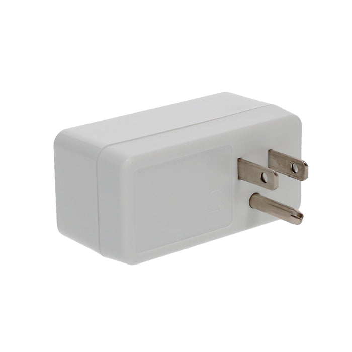 1-Outlet 2-Port Type-A, 2.1A USB Charger