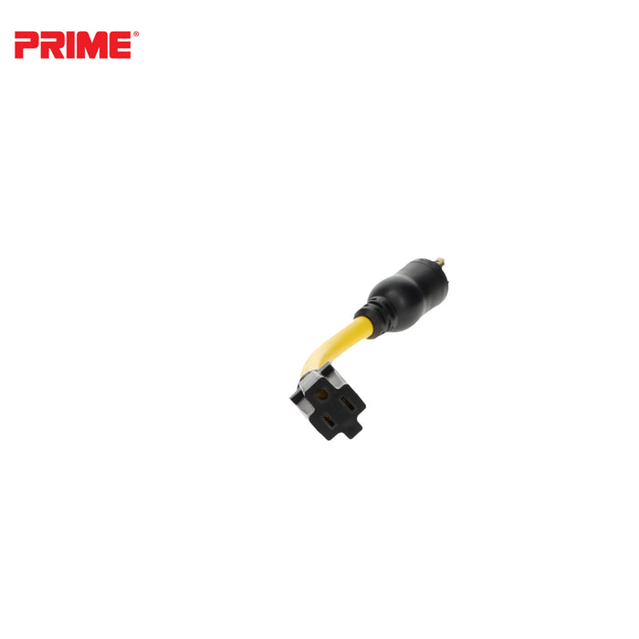 1ft 12/3 STW Twist-to-Lock to U-Ground Adapter