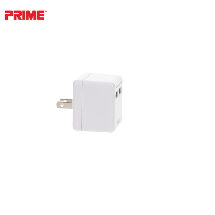 2-Port 3.4A USB Travel Charger<br>with Foldable Plug