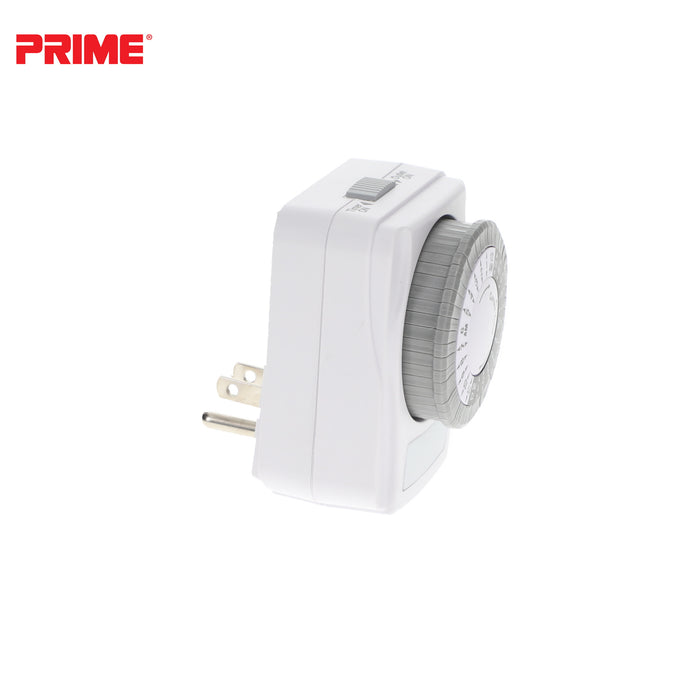 1 Outlet Indoor 24-Hour Timer <br />with Photocell Nightlight