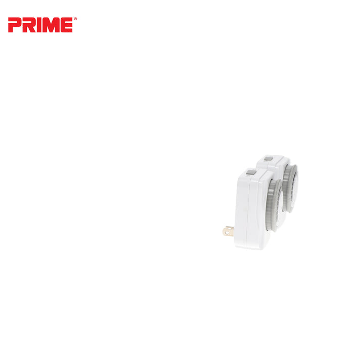 2 Pack 1 Outlet Indoor 24-Hour Timer with EZ Access Outlet