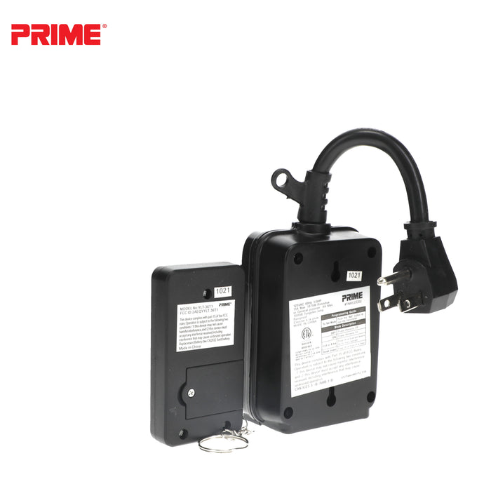 2 Outlet Remote Controlled Countdown Timer