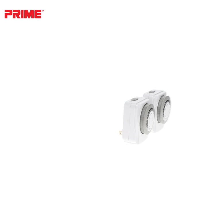 2 Pack 1 Outlet Indoor 24-Hour Timer with EZ Access Outlet